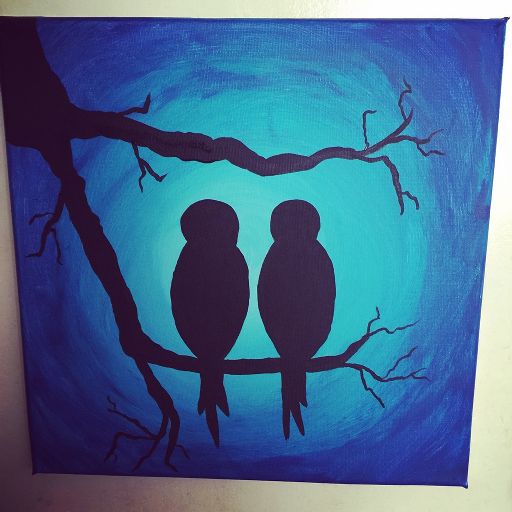 Silhouette paintings | Art Amino