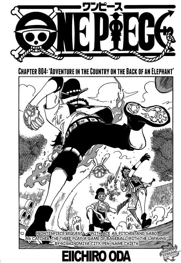 One Piece Chapter 804 Adventure In The Country On The Back Of An Elephant Review Anime Amino