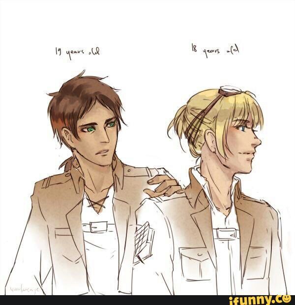 Older Eren and Armin | Anime Amino