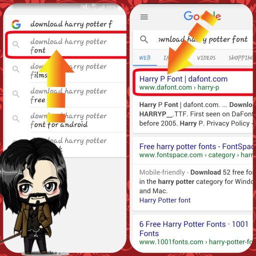 google docs font harry potter
