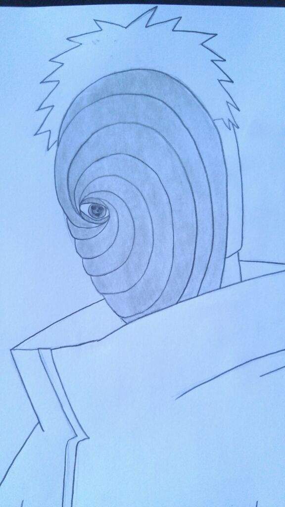 Drawing: Tobi from Naruto 2nd attempt | Anime Amino