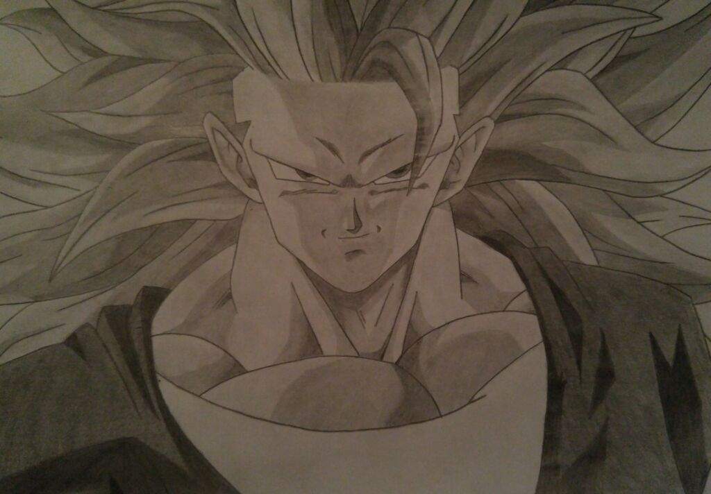 How to Draw: Goku Super Saiyan 3 Part 2 - Shading! | Anime Amino