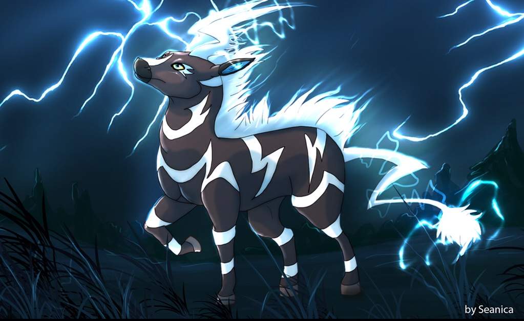 lightning zebra pokemon