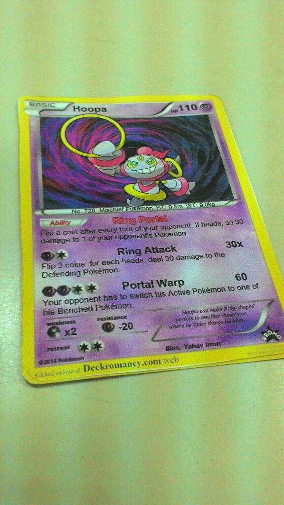 What do you think about my custom Hoopa card? | Pokémon Amino