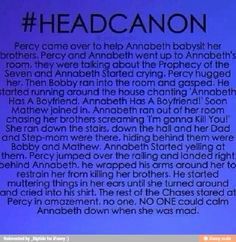 Percy Jackson Headcanons 2 