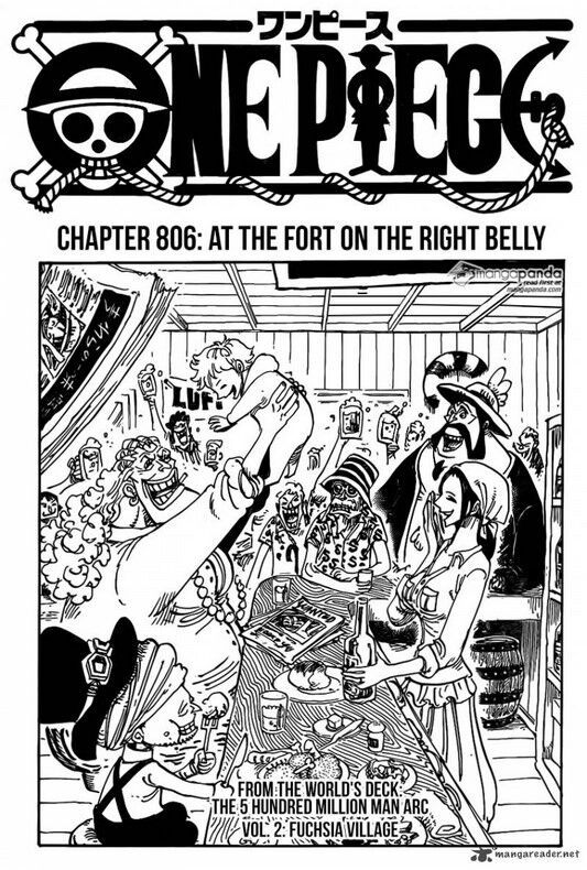 One Piece Manga Chapter 806 Full Review Spoilers Anime Amino