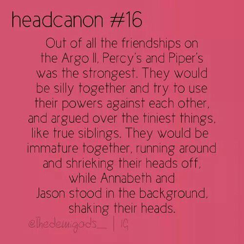 Percy Jackson Headcanons | Books & Writing Amino