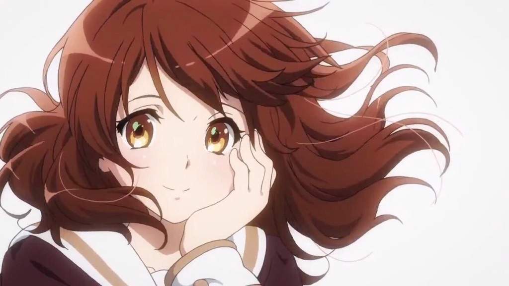 Anime Girl Brown Hair Hazel Eyes