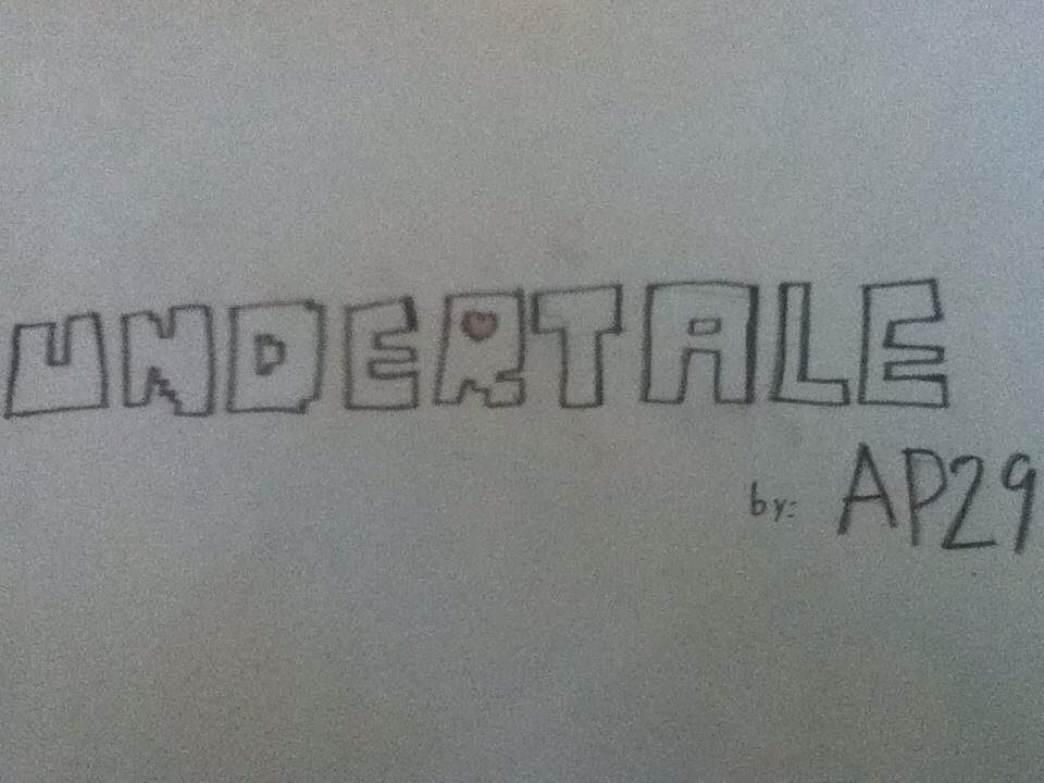 Arkham Tries To Draw 3 Undertale Logo From Undertale Video Games Amino