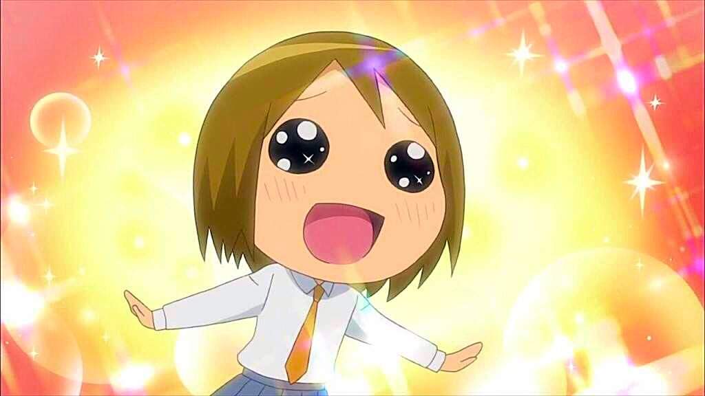 4.You. turn into a chibi when you're happy. 