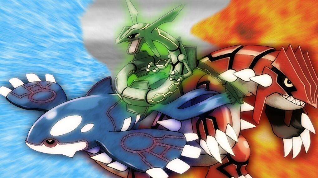 Kyogre VS Groudon VS Rayquaza | Pokémon Amino