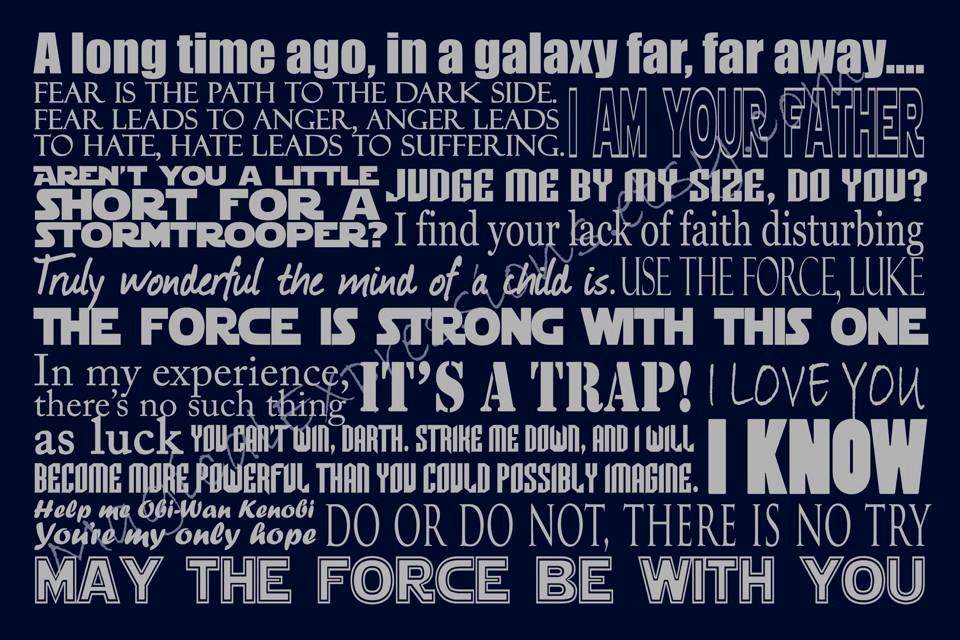 All Famous Star Wars Quotes Star Wars Amino