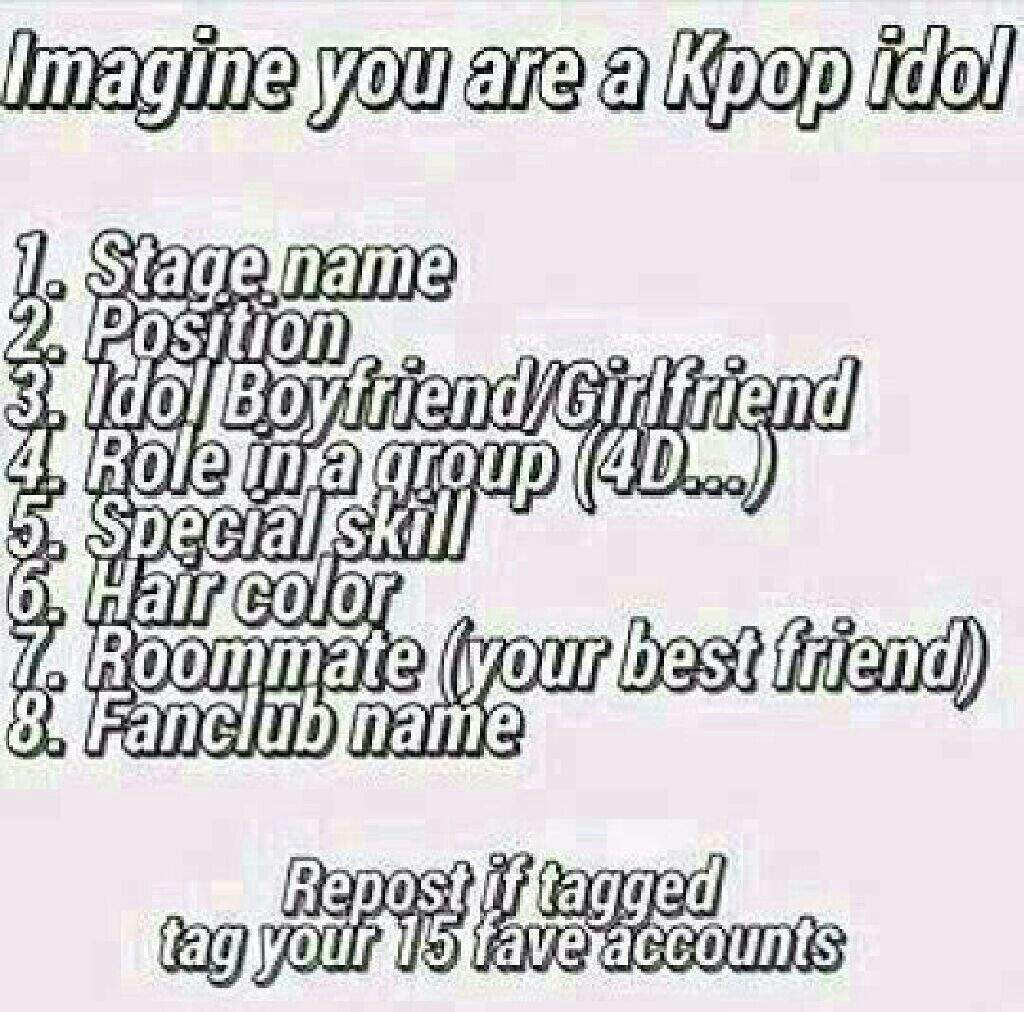 Imagin Youre A Kpop Idol Challenge K Pop Amino