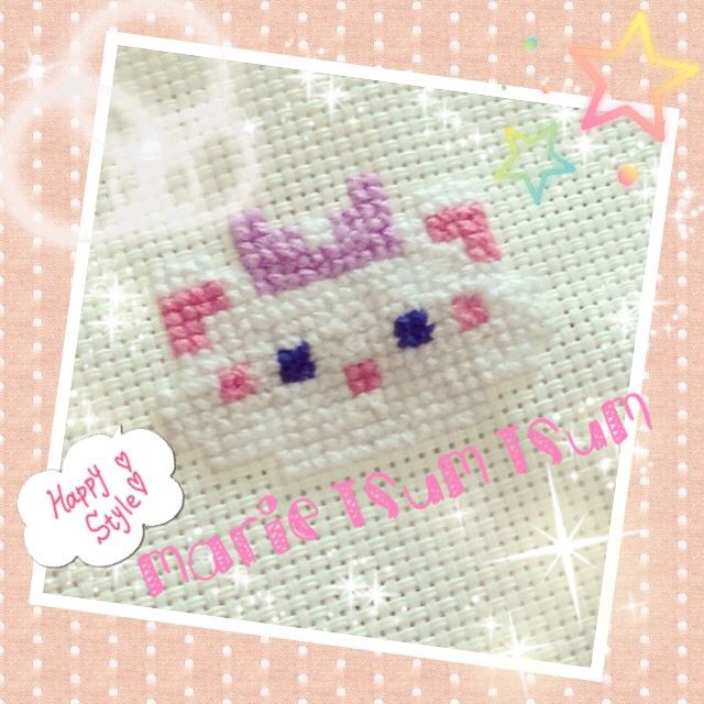 tsum tsum cross stitch