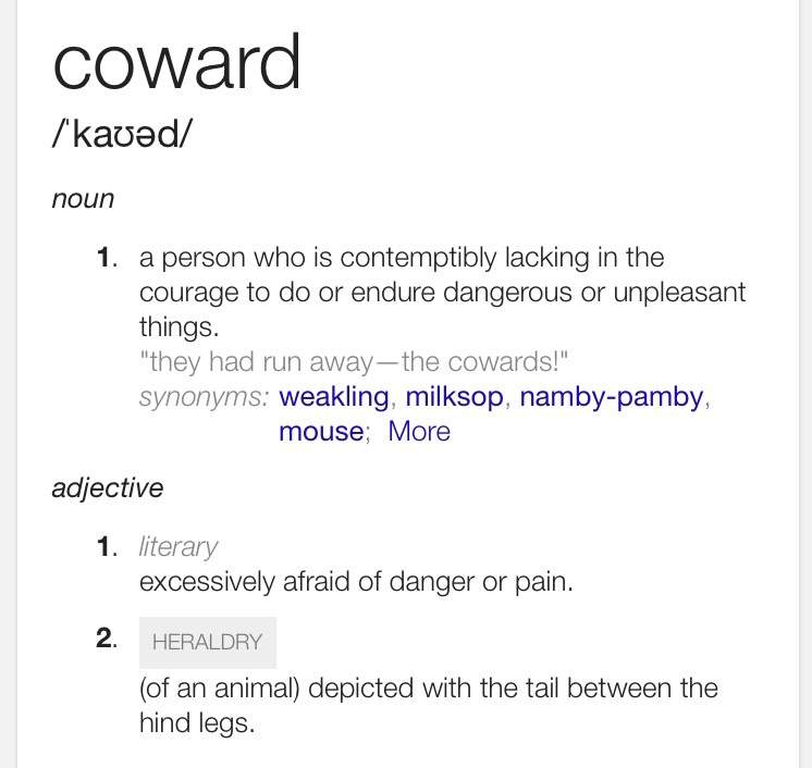 Coward Synonyms In English - All About Cow Photos