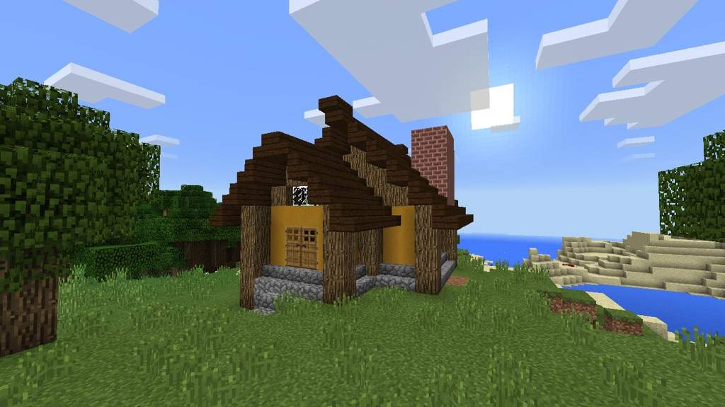 Small Minecraft Cabin House