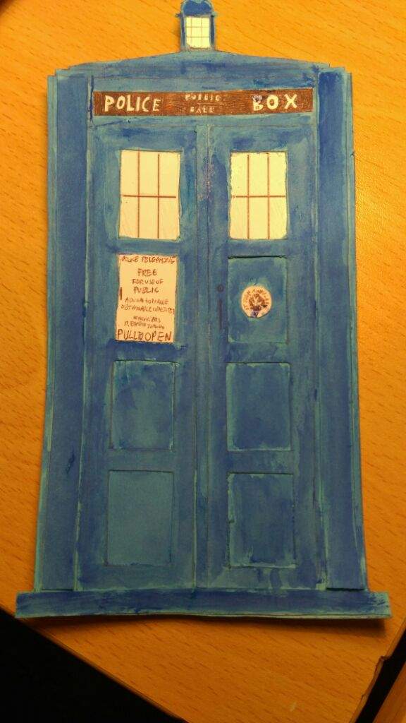 Paper Tardis Doctor Who Amino