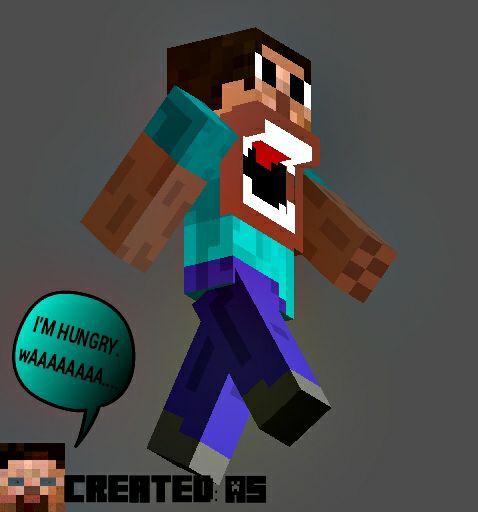 STEVE HUNGRY WAAAAAARGHH.... | Minecraft Amino