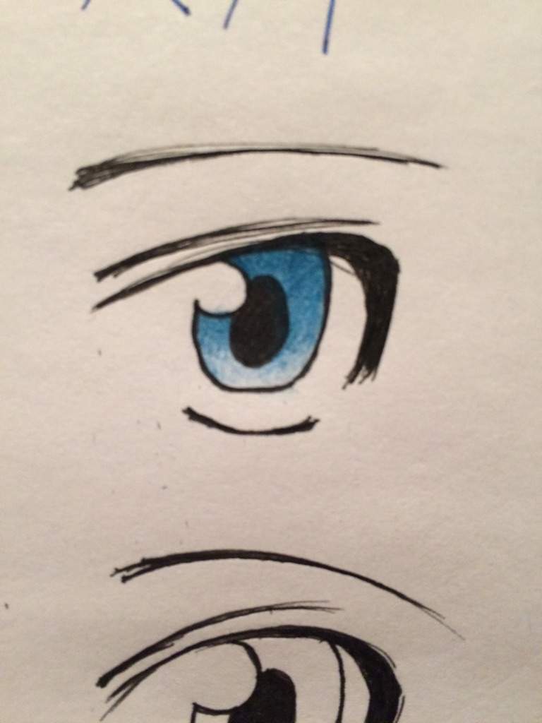 HTD:Coloring eyes(colored pencil) | Anime Amino