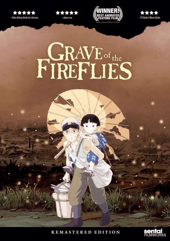 🎬Anime Movie Review: Grave Of The Fireflies, November 24, 2015🎬 | Anime