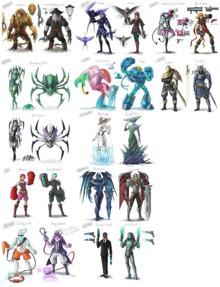 How Many Skins Are In League Of Legends