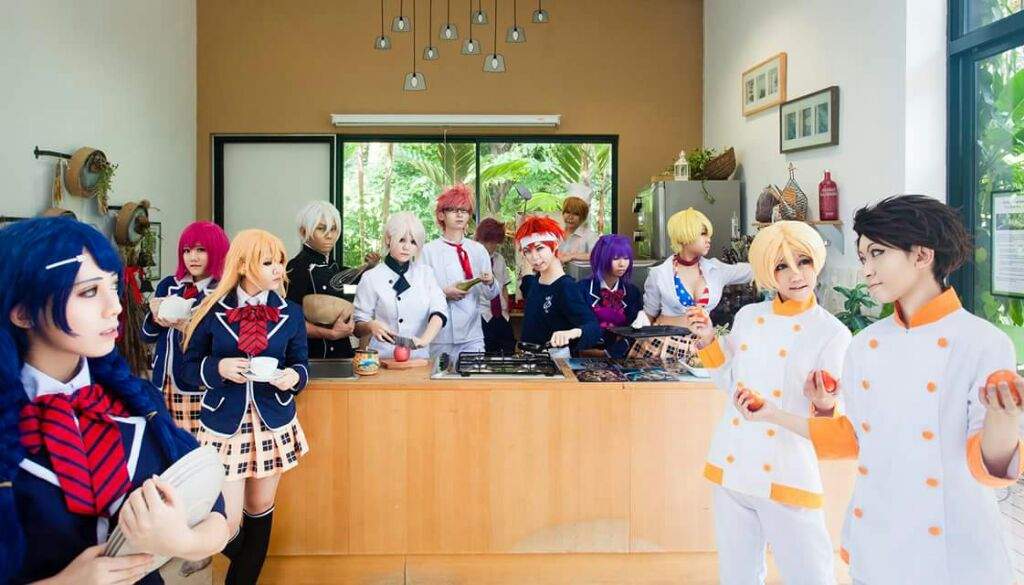 ° Shokugeki no Soma - Totsuki Academy Photoshoot ° | Cosplay Amino