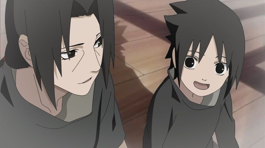 Image result for itachi and sasuke flick