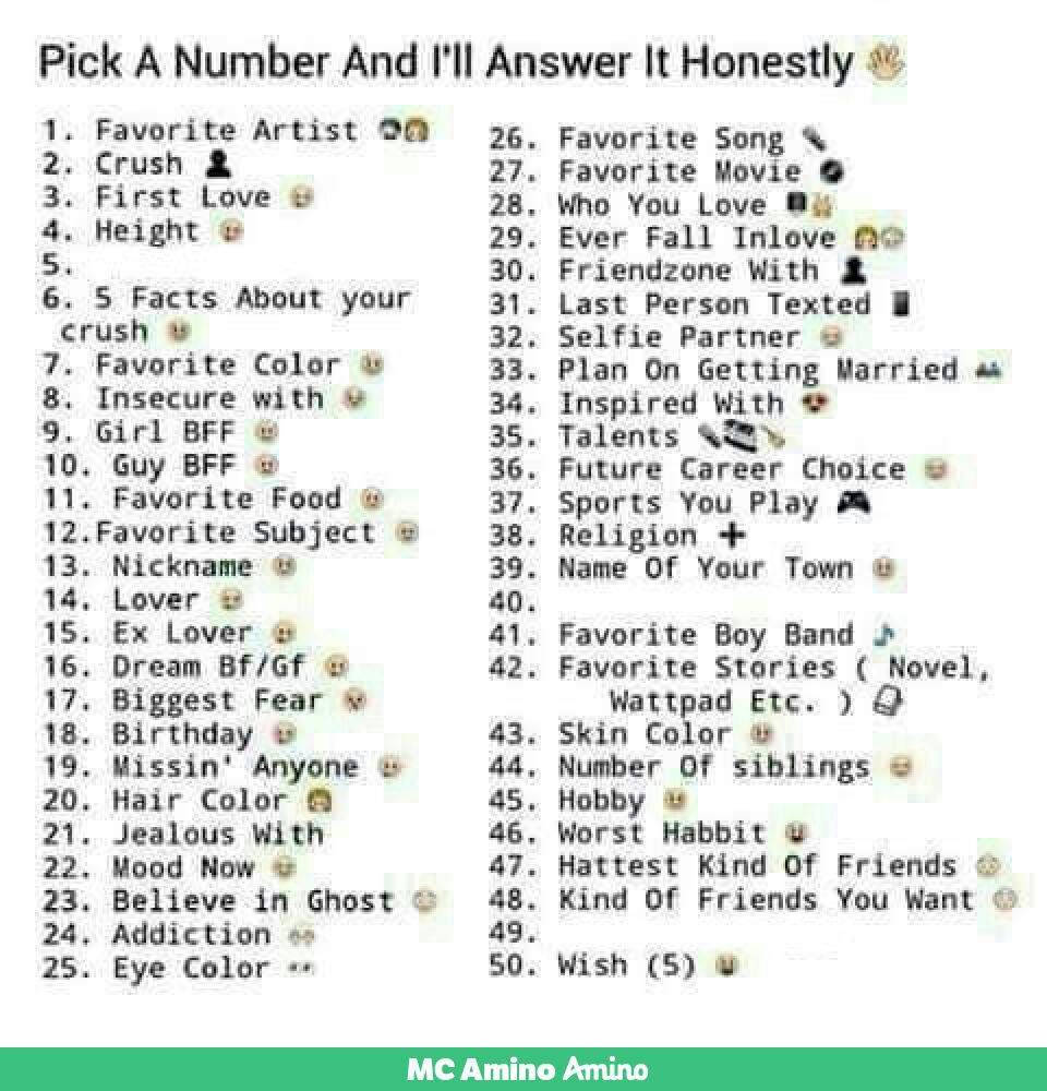 Pick A Number And Ill Answer The Question