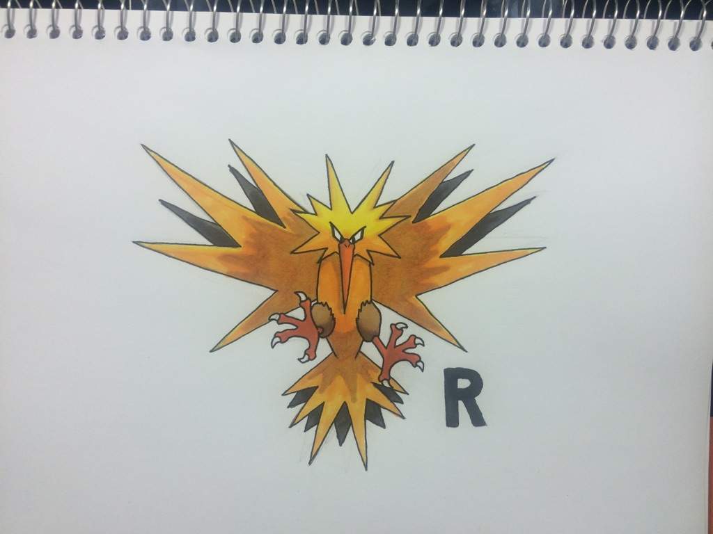 Zapdos Drawing Tutorial Pokémon Amino