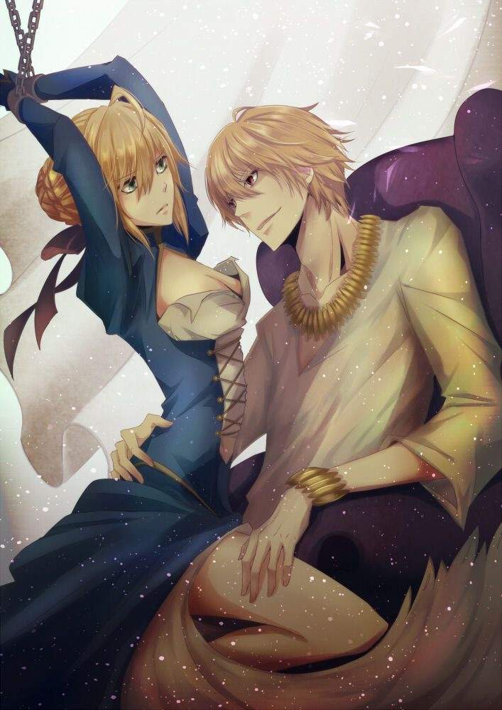 OTP: Saber and Gilgamesh ️ | Anime Amino