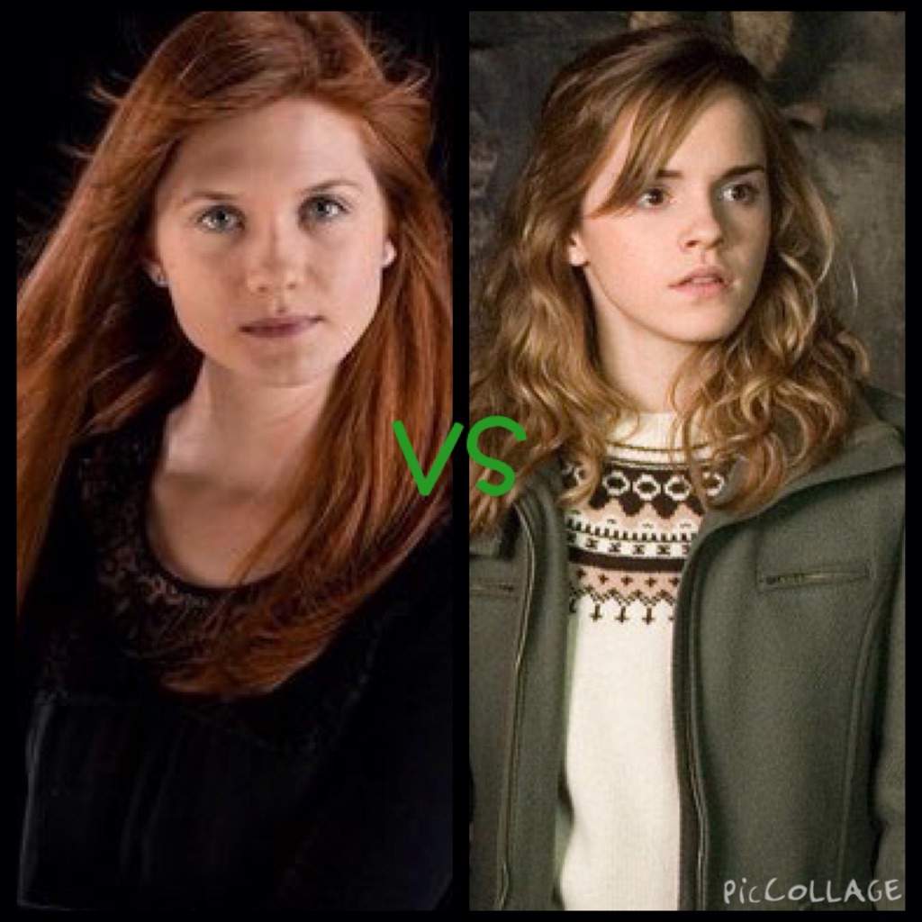 #hermione. ginny weasley vs hermione granger vs ginny weasley. #wea...