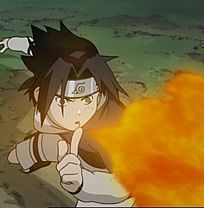 Uchiha Clan: Sasuke Fire Style Dragon Flame Jutsu
