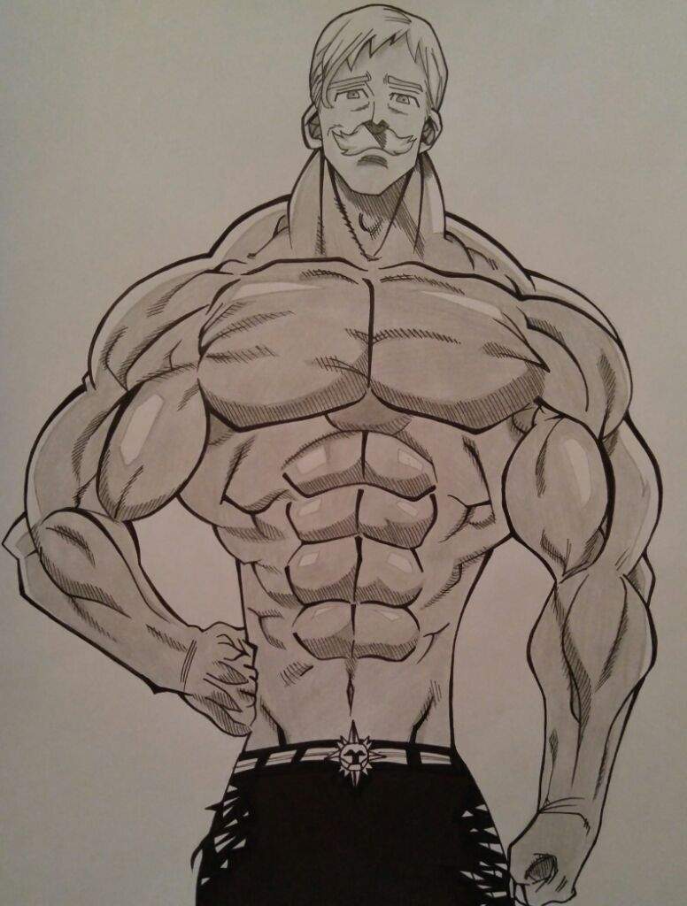 Drawing: The Lion's Sin of Pride, Escanor! | Anime Amino