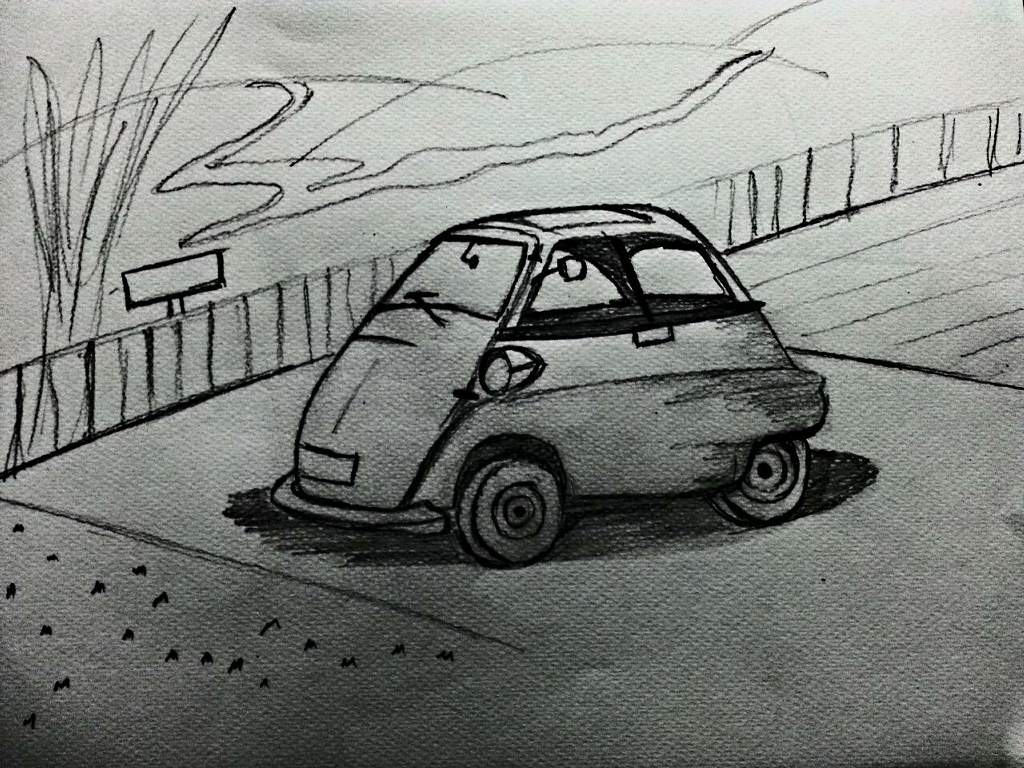 Microcar sketch | Garage Amino