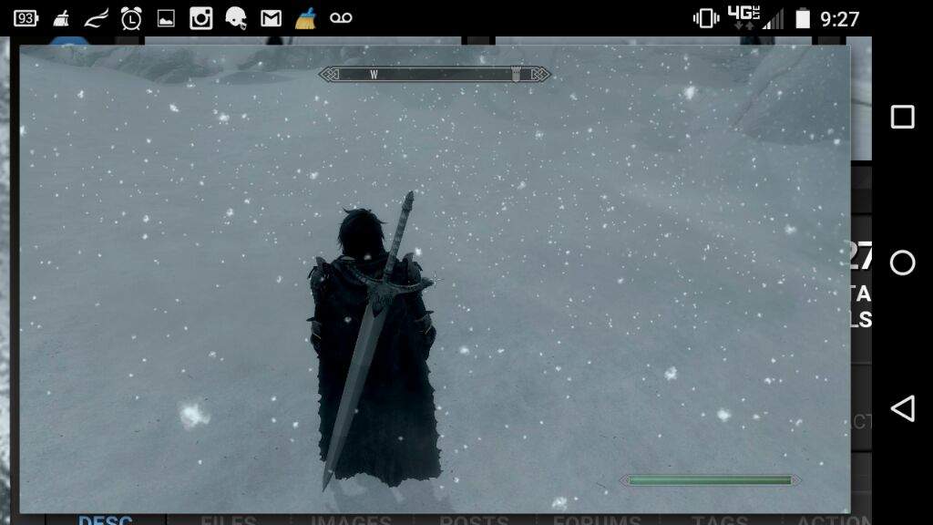 skyrim black sword mod