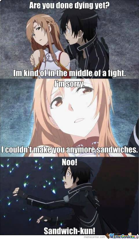 SAO funny memes xD | Anime Amino