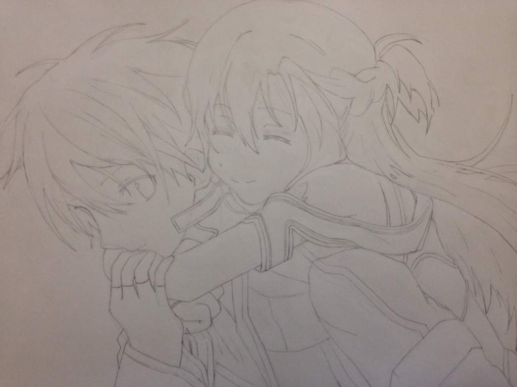 Asuna and Kirito drawing #2 | Anime Amino