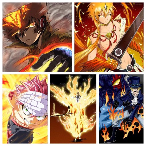 Fire vs ice anime
