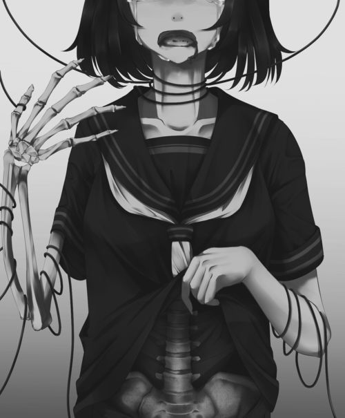 Skeleton girl | Anime Amino