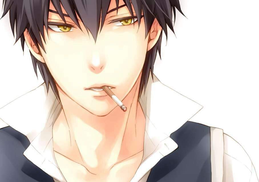 Hot anime guys with black hair