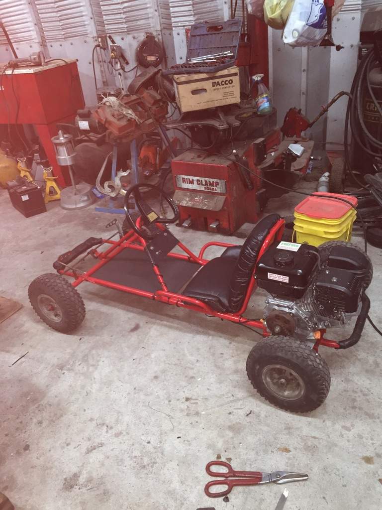 Just put Gopowersports live axle kit on my go kart | Garage Amino
