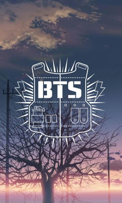 BTS logo lockscreen background | K-Pop Amino