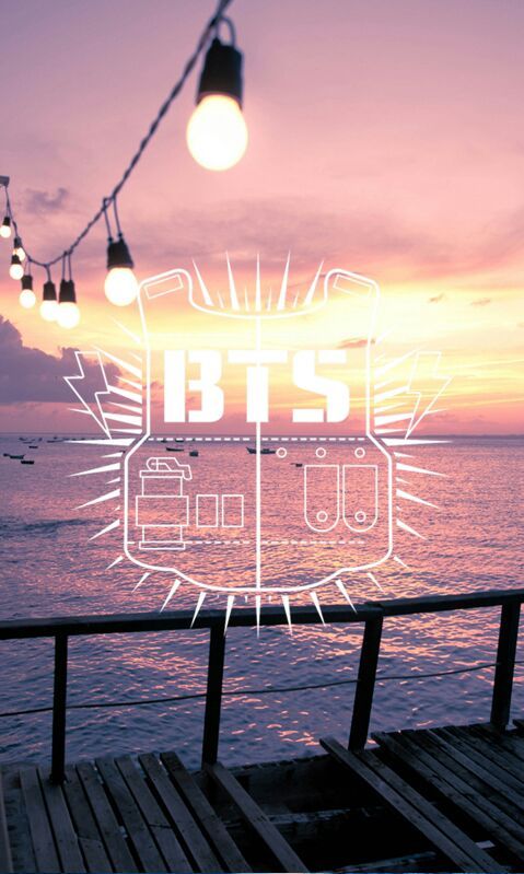 BTS logo lockscreen background  K-Pop Amino