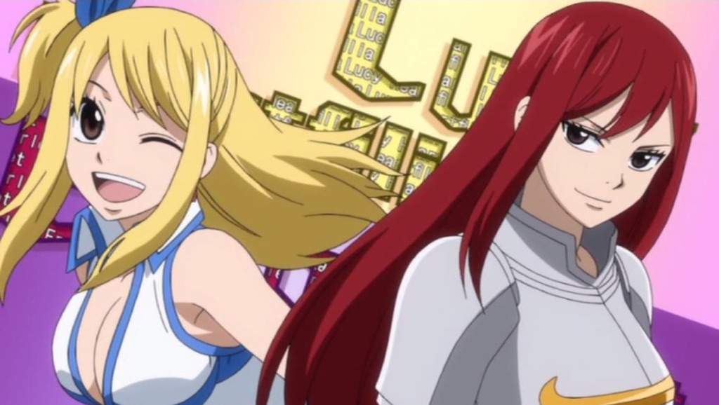 Erza Scarlet V Lucy Heartfilia Anime Amino