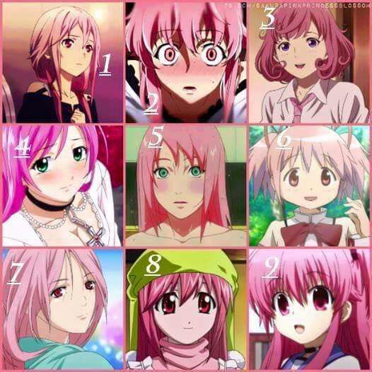 Pink anime girls | Anime Amino