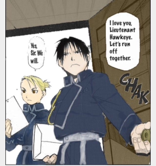 Roy Mustang X Riza Hawkeye | Wiki | Anime Amino