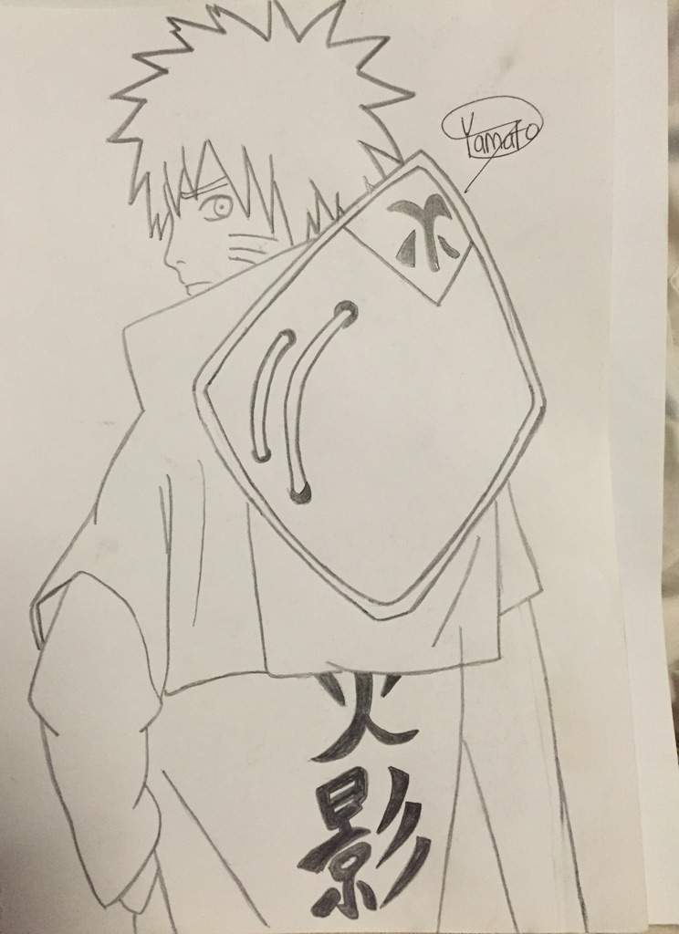 Naruto Hokage Drawing Anime Amino.