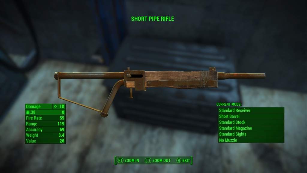 pipe rifle fallout 4