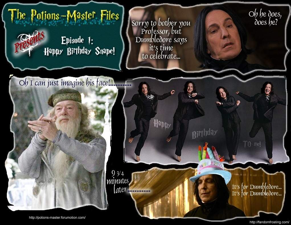 Happy Birthday Professor Snape! 