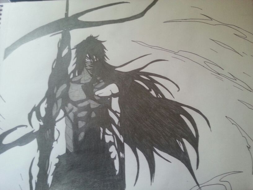 Ichigo kurosaki drawing! (Final getsuga tenshou) 😀 | Anime Amino